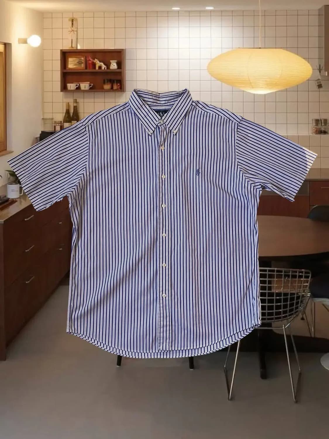 폴로랄프로렌 스트라이프 반팔 셔츠 (Man XL) / [AB1365] 상품이미지1