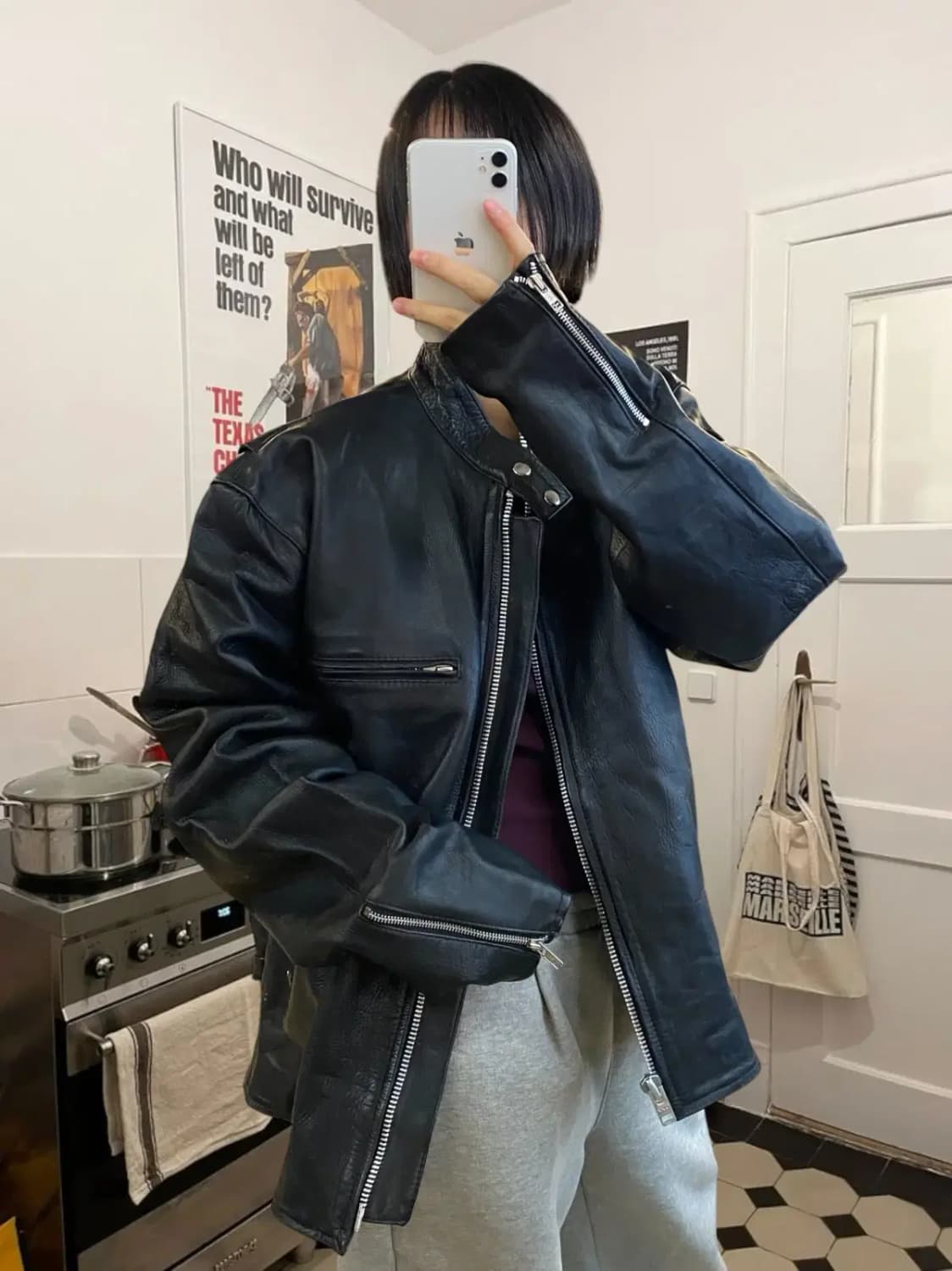 빈티지 레더 자켓 (Man XL) / [AA1057] 상품이미지2