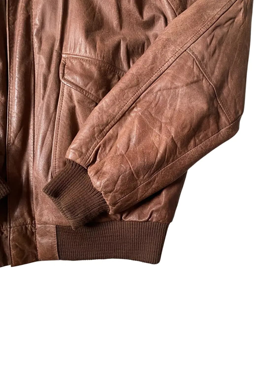 빈티지 가죽 자켓 (Man M) / [AB1386] 상품이미지4