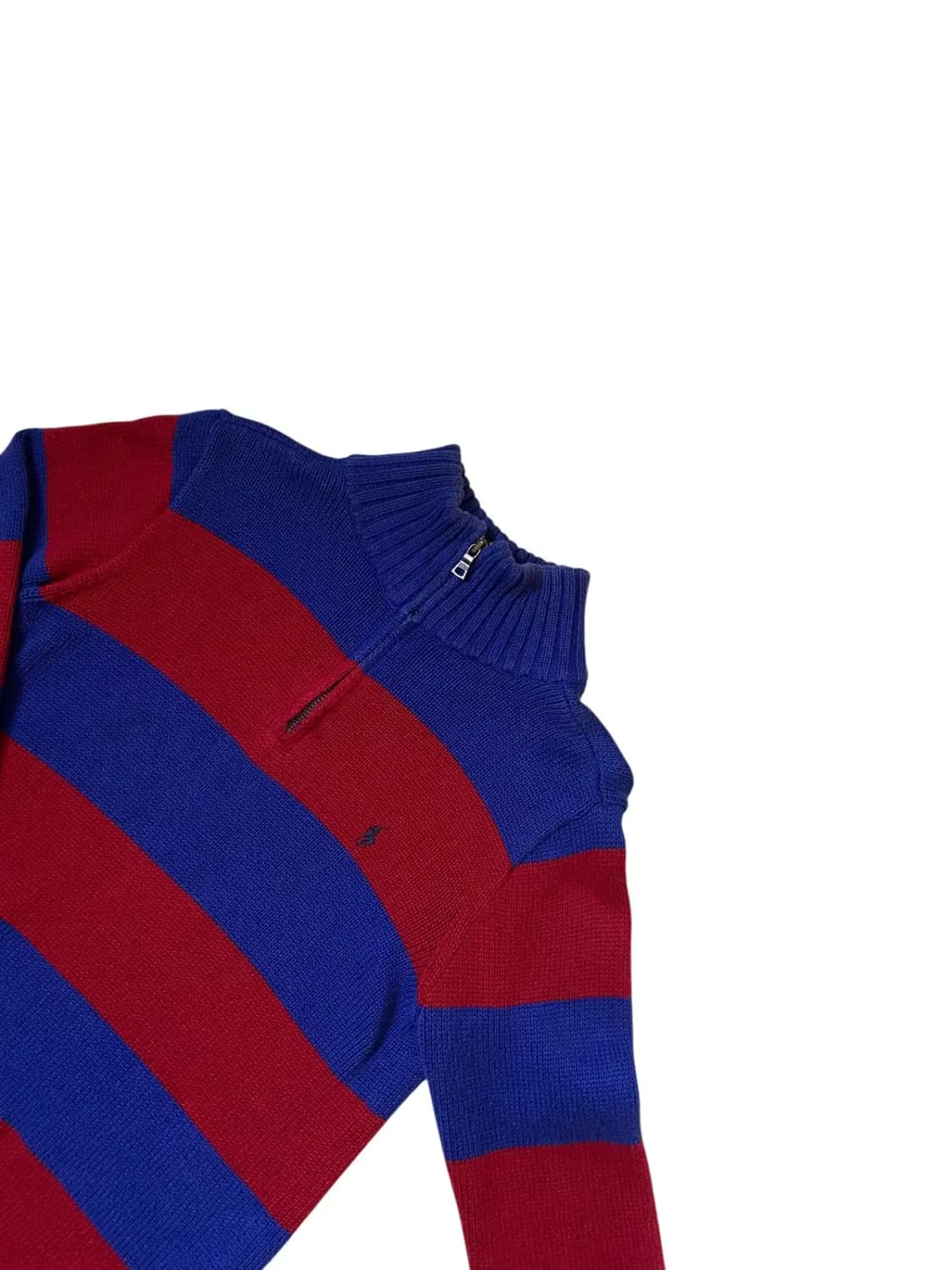 폴로 스트라이프 반집업 니트 (Woman L) / [AB1389] 상품이미지3