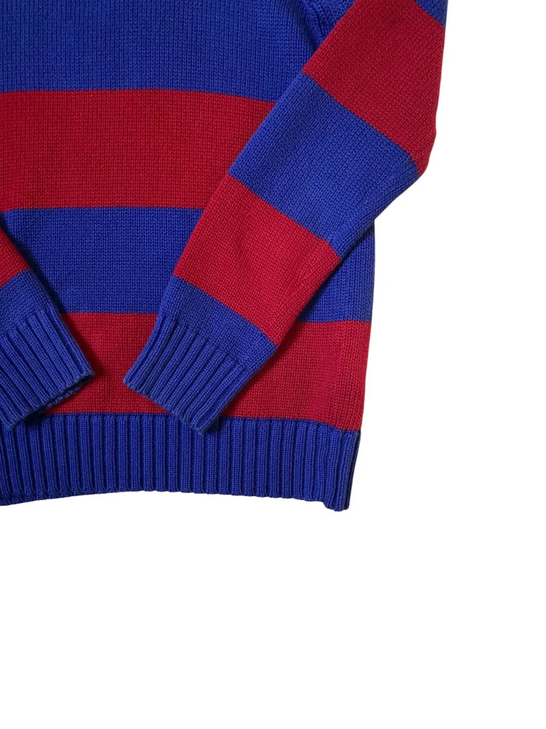 폴로 스트라이프 반집업 니트 (Woman L) / [AB1389] 상품이미지4