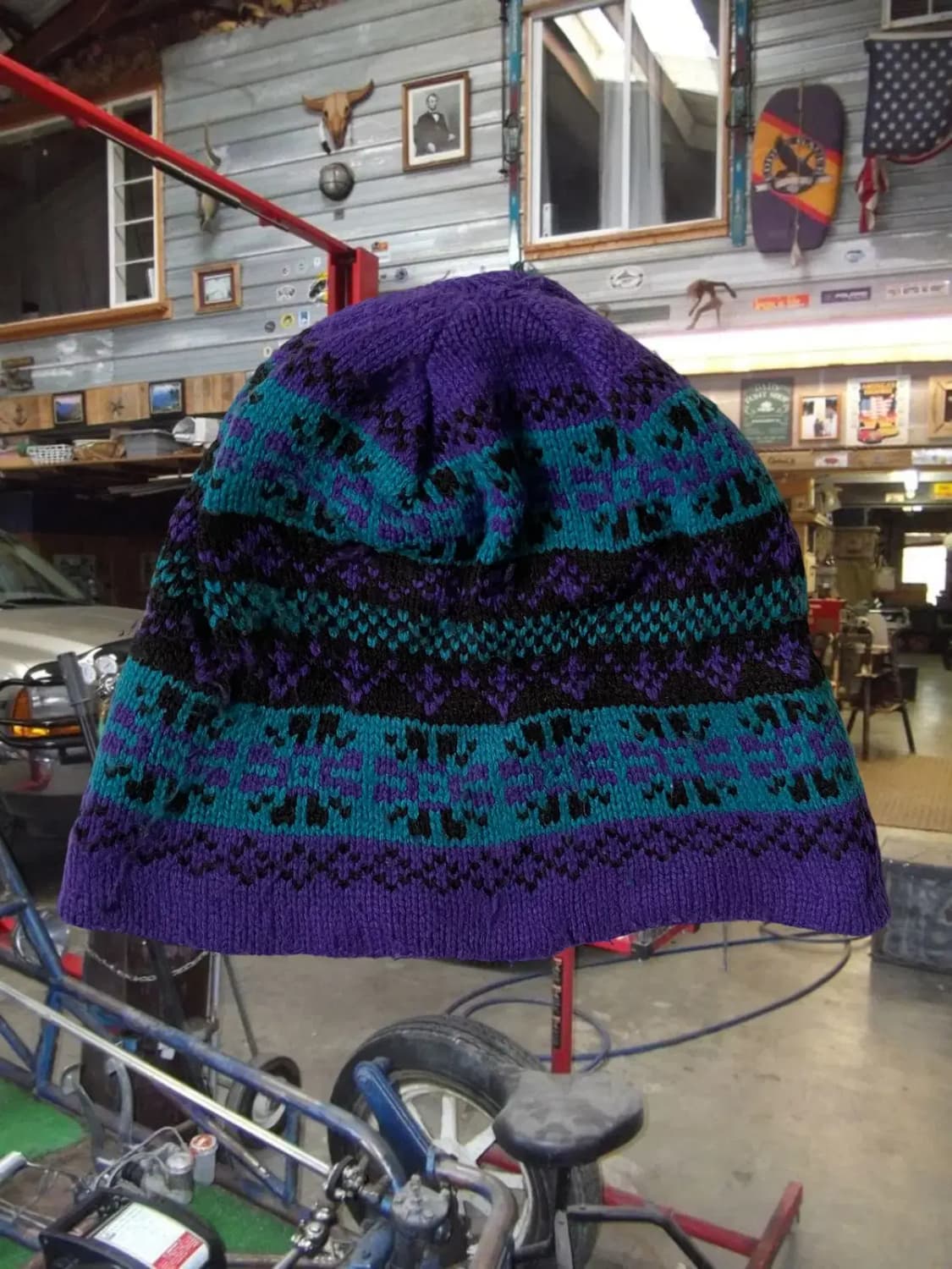 빈티지 패턴 비니 (FREE) / [AB1405] 상품이미지1