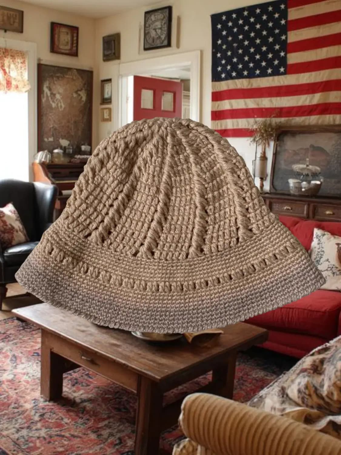 빈티지 크로셰 버킷햇 (FREE) / [AB1406] 상품이미지1