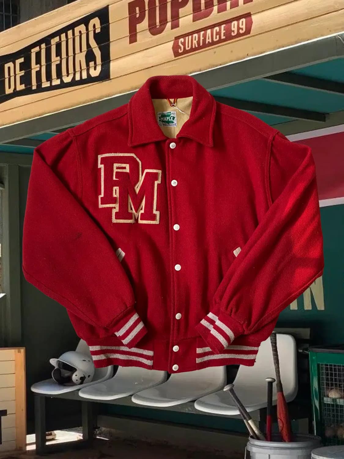 빈티지 바시티 자켓 (Man L) / [AB1428] 상품이미지1