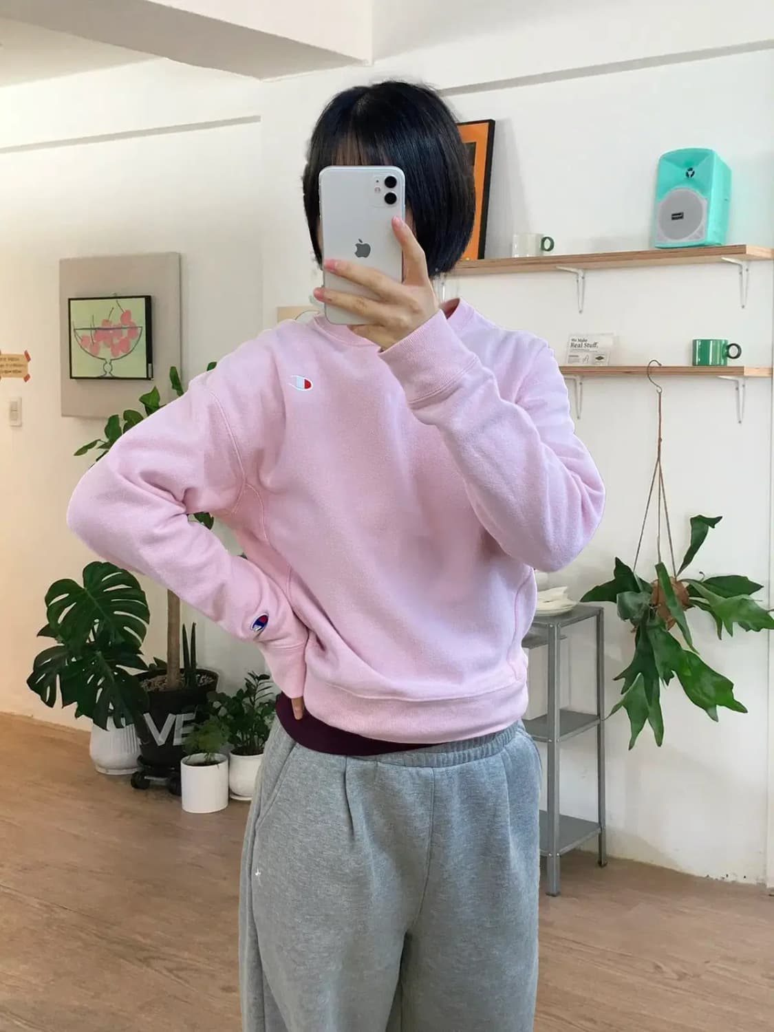 챔피온 리버스위브 스웻셔츠 (Woman M) / [AA1098] 상품이미지1