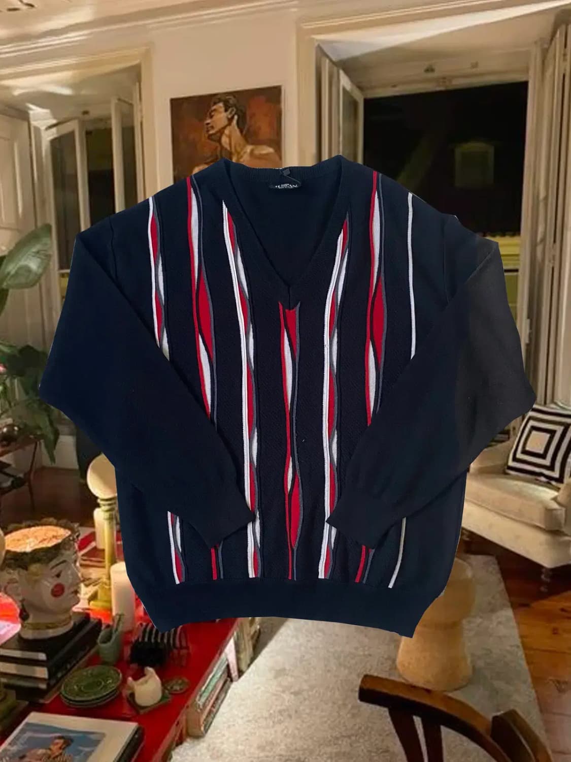 빈티지 브이넥 니트 (Man 2XL) / [AB1436] 상품이미지1