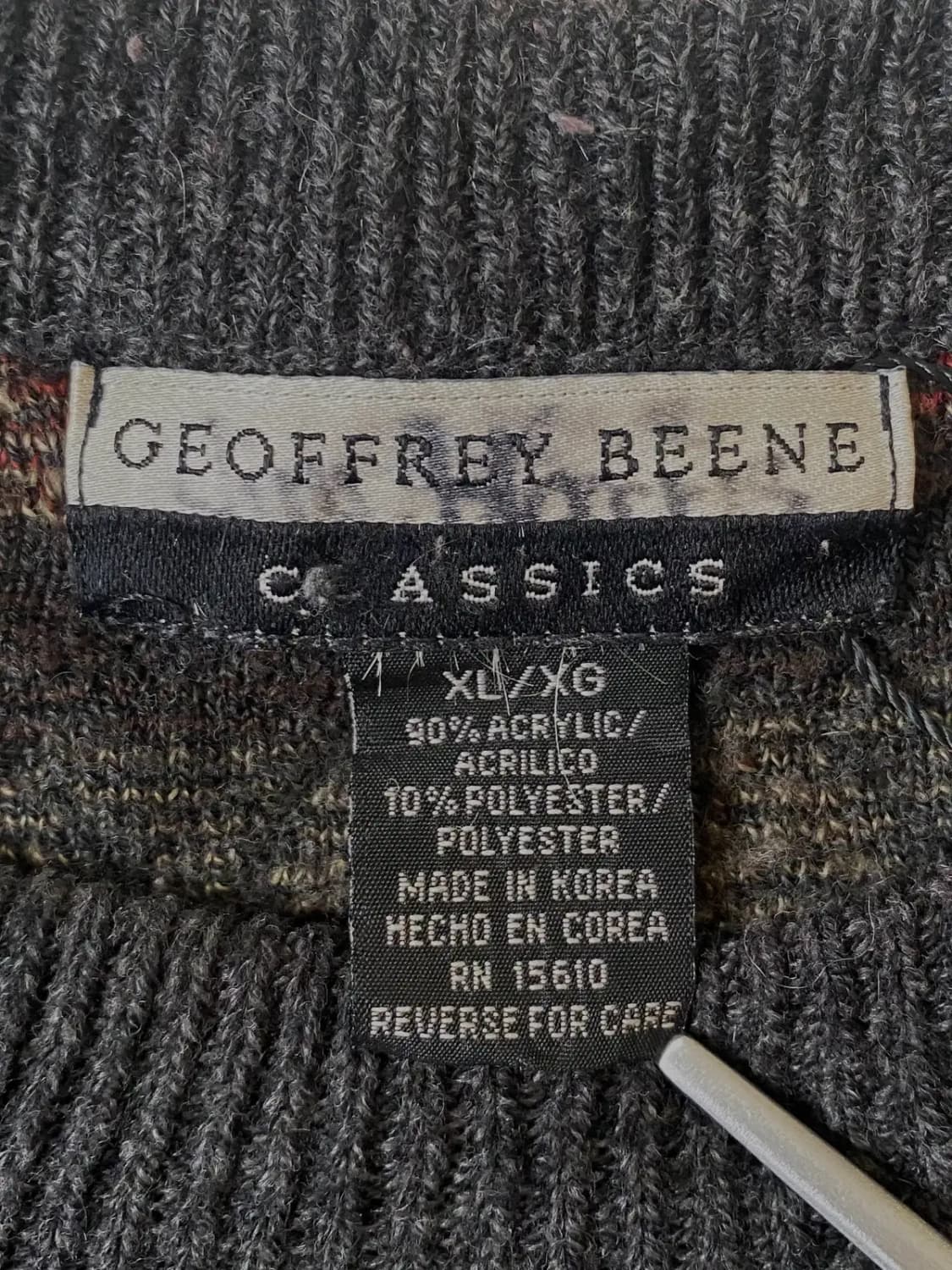 제프리 빈 니트 (Man 2XL) / [AB1442] 상품이미지3