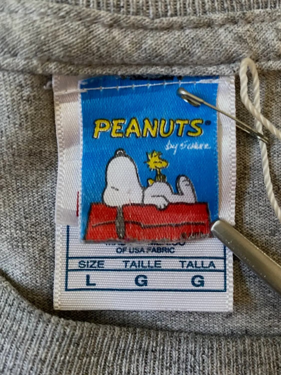 피너츠 스누피 반팔 티셔츠 (Man XL) / [AB1474] 상품이미지5