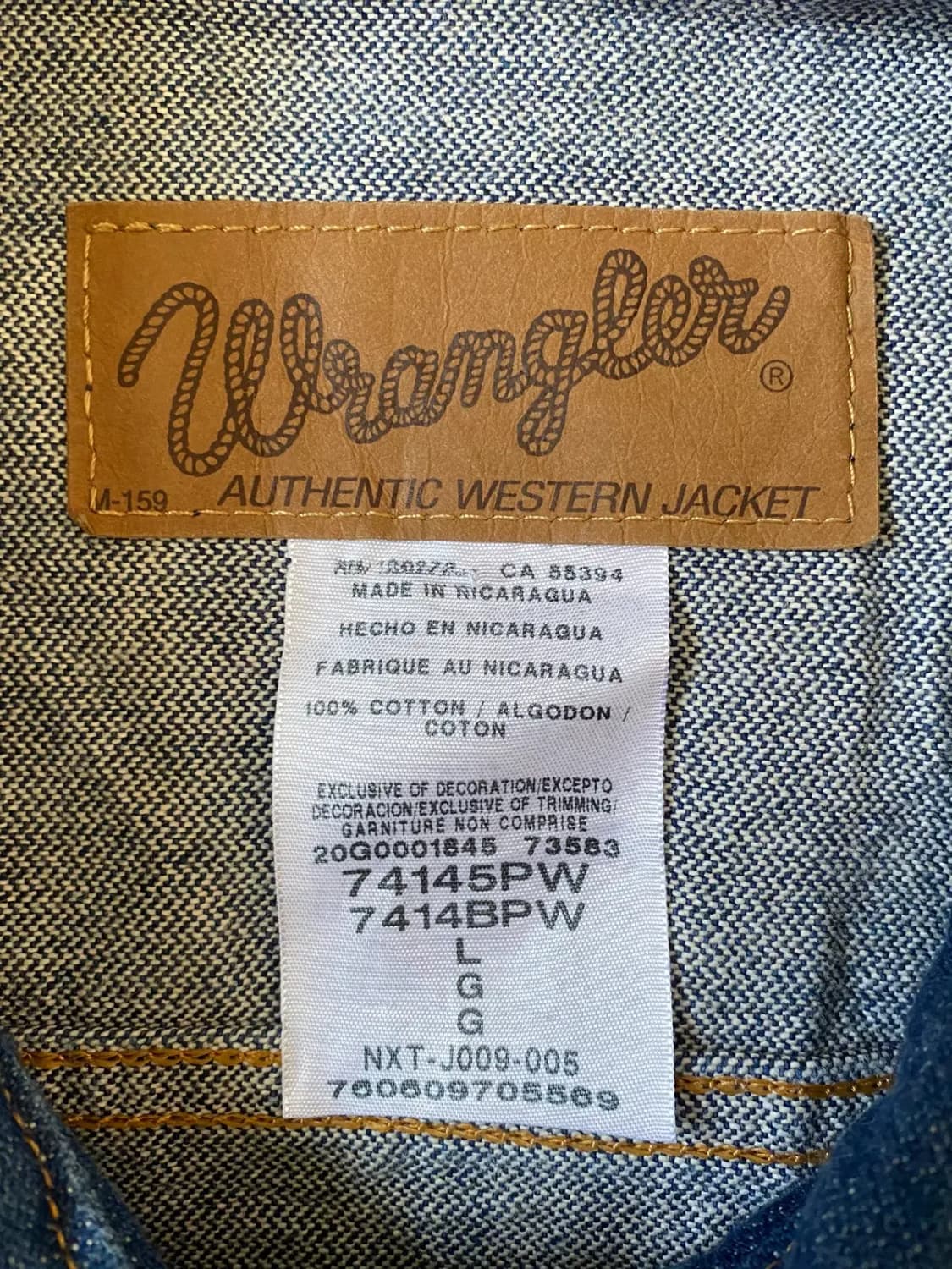빈티지 웨스턴 데님자켓 (Man L) / [AB1482] 상품이미지4