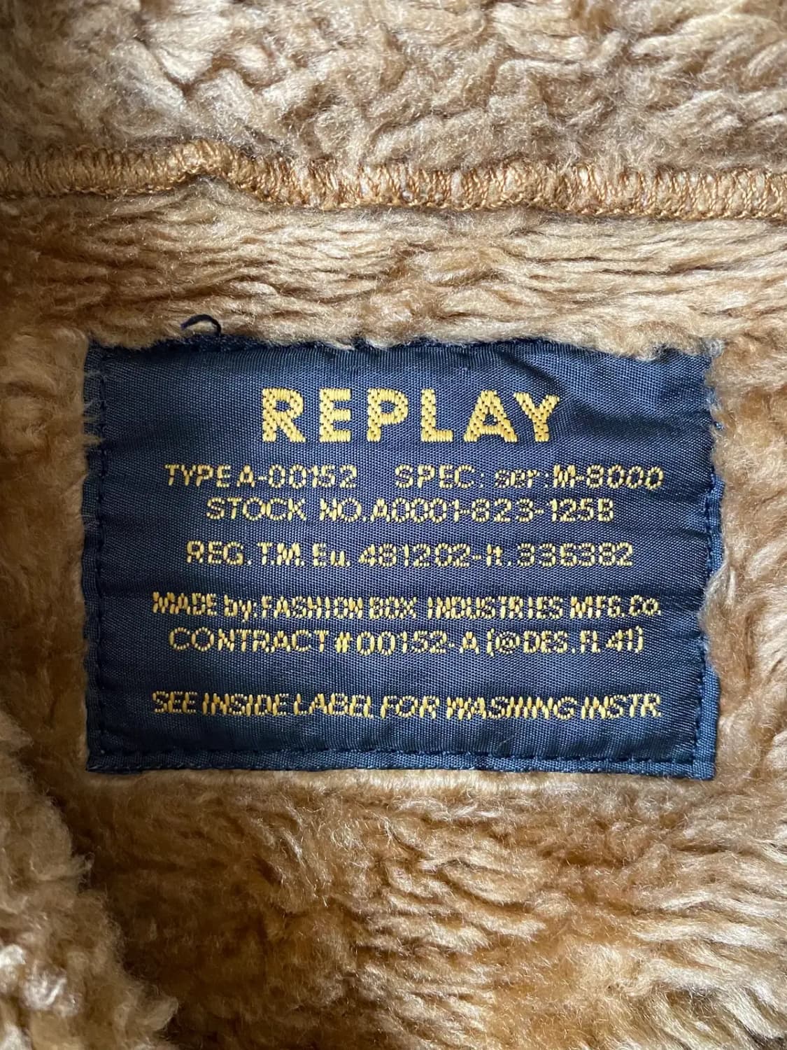 REPLAY 항공자켓 (Man L) / [AB1492] 상품이미지4