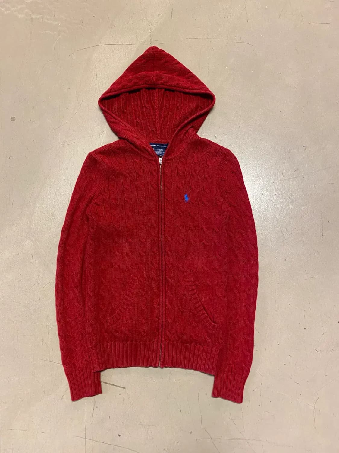 폴로랄프로렌 케이블 후드 집업 (Woman XS) / [AA1144] 상품이미지2