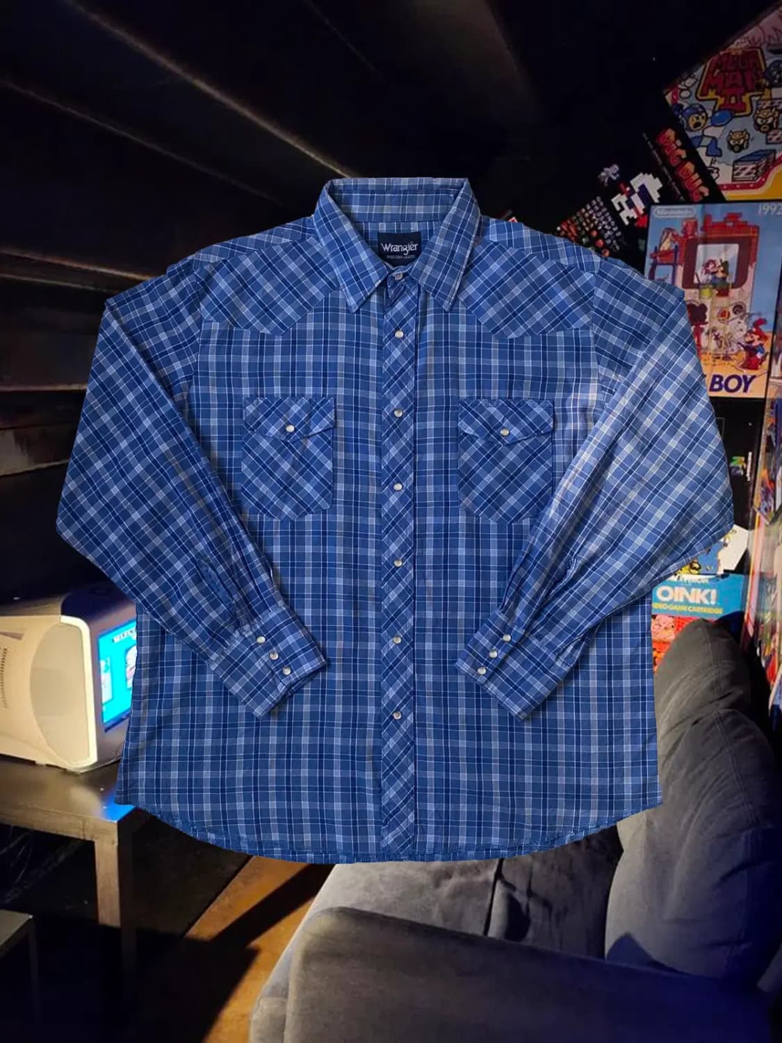 랭글러 체크 셔츠 (Man XL) / [AB1526] 상품이미지1