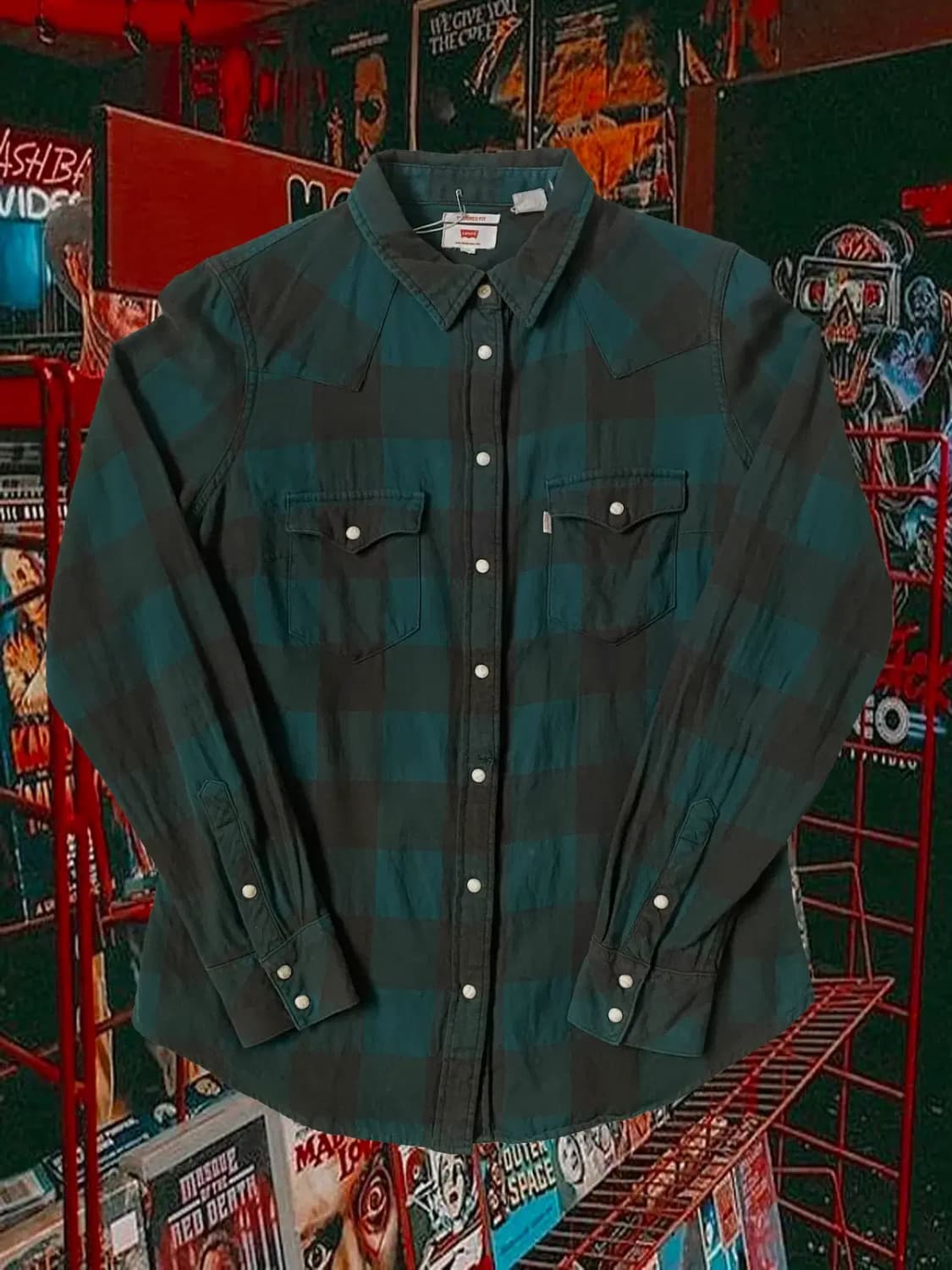 리바이스 체크 셔츠 (Woman S) / [AB1528] 상품이미지1