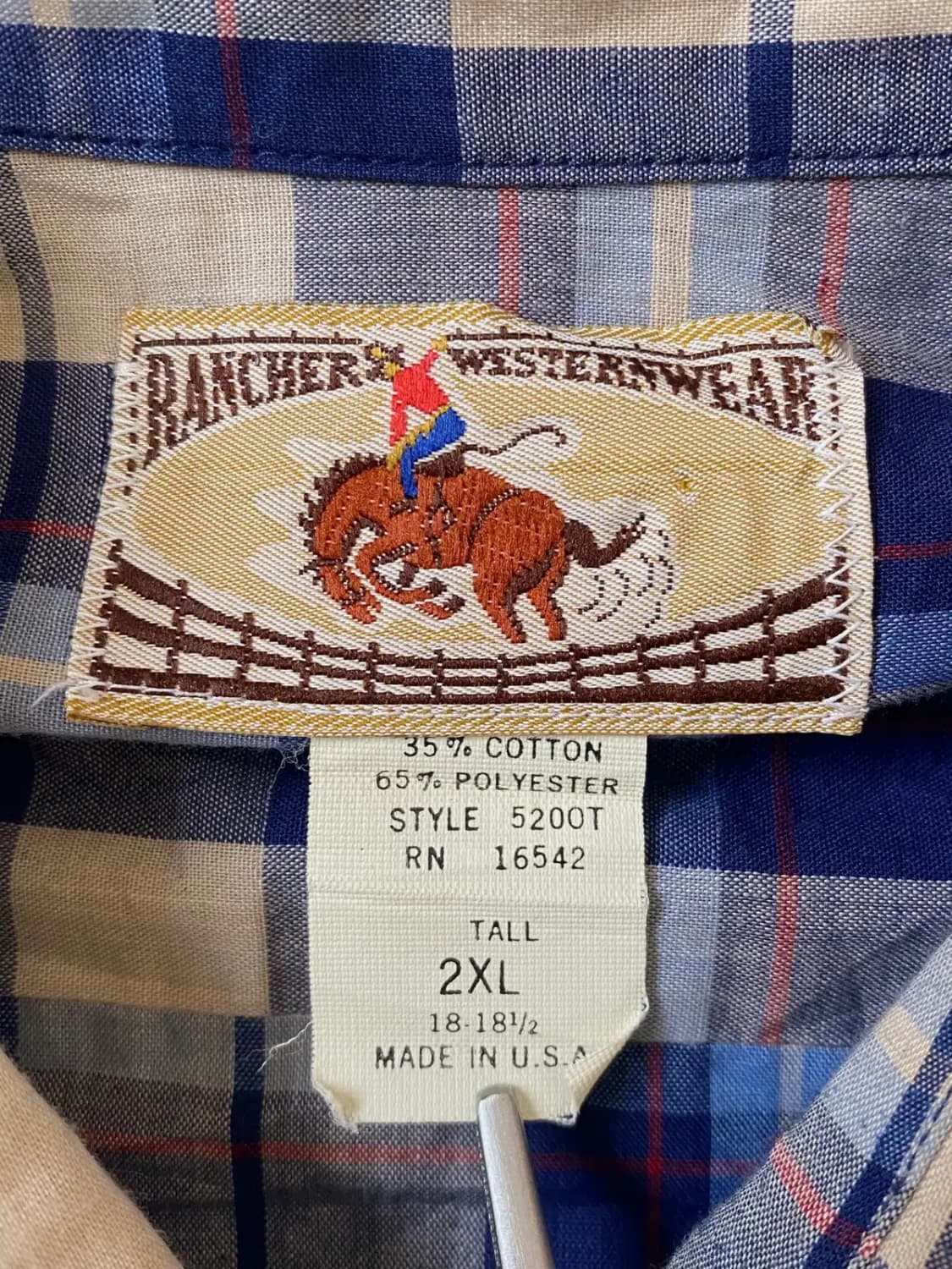 포켓 체크 셔츠  (Man 2XL) / [AB1527] 상품이미지4