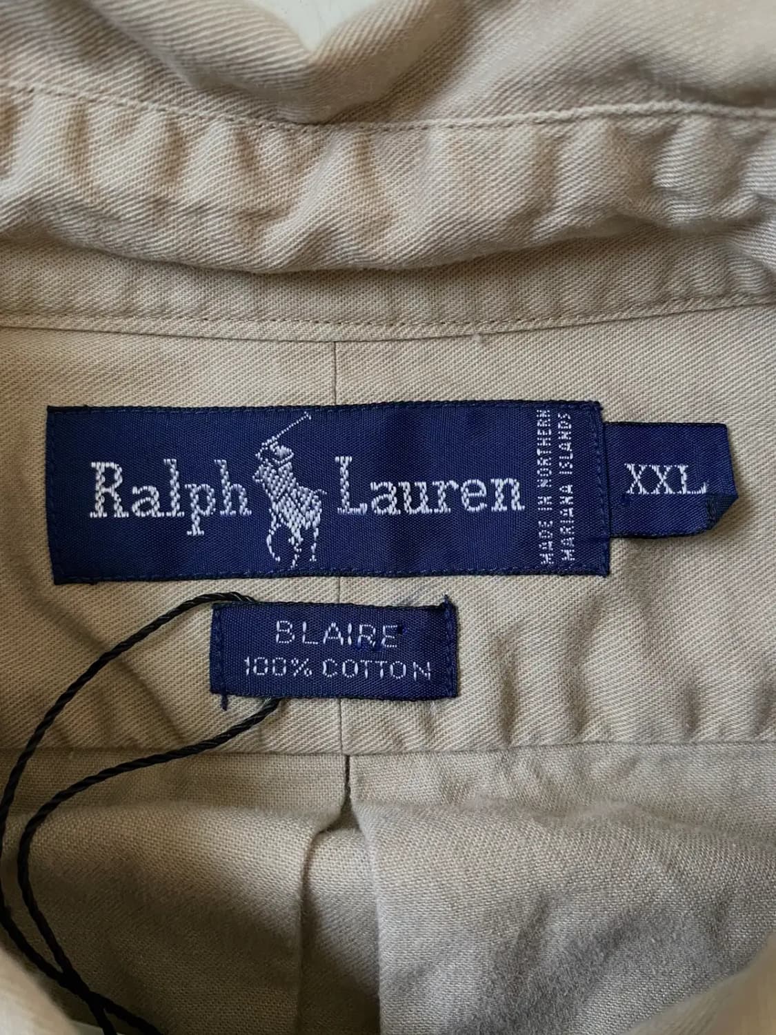 폴로 랄프로렌 솔리드 셔츠 (Man 2XL) / [AB1529] 상품이미지4