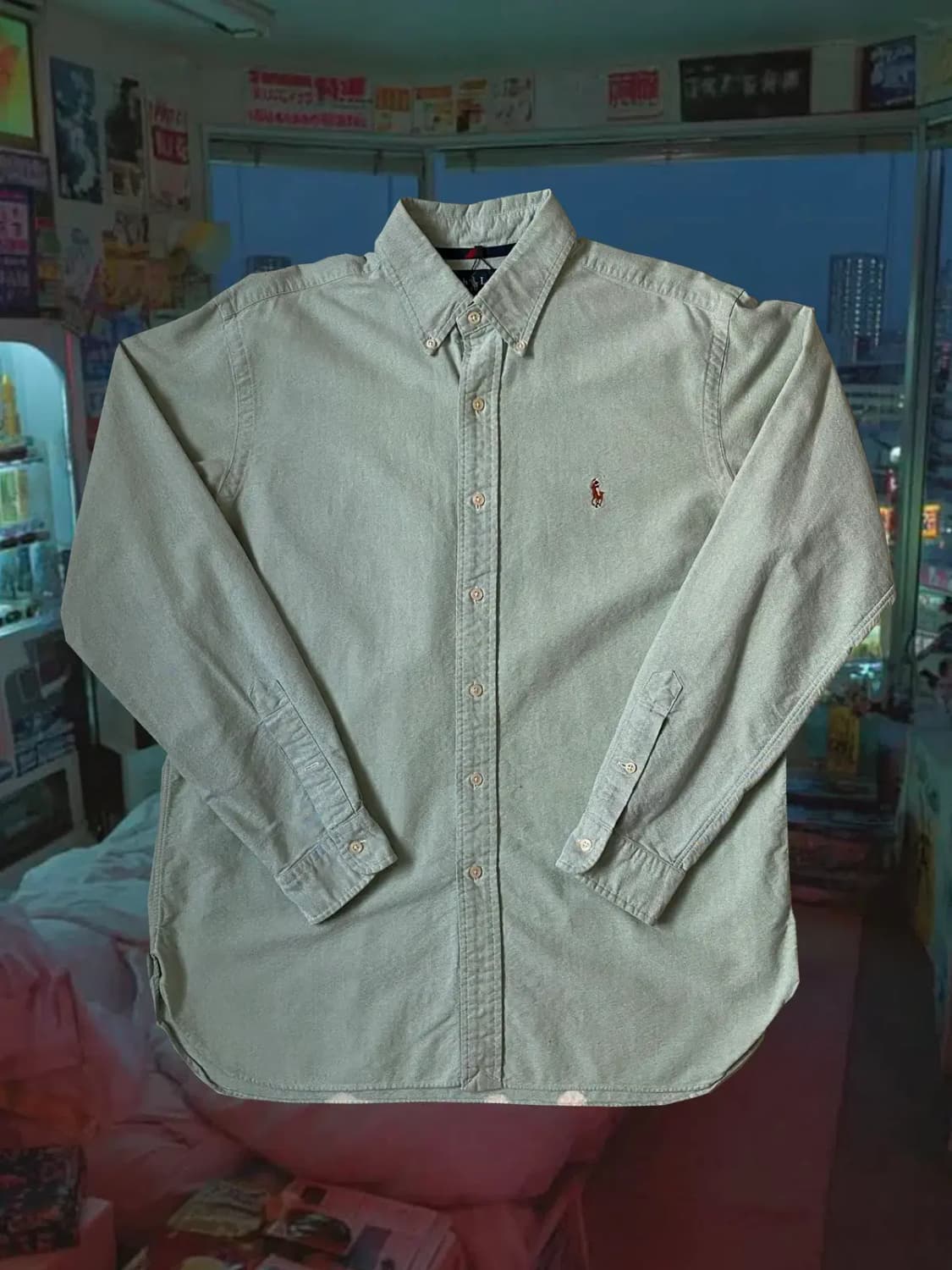 폴로 랄프로렌 솔리드 셔츠 (Man L) / [AB1530] 상품이미지1