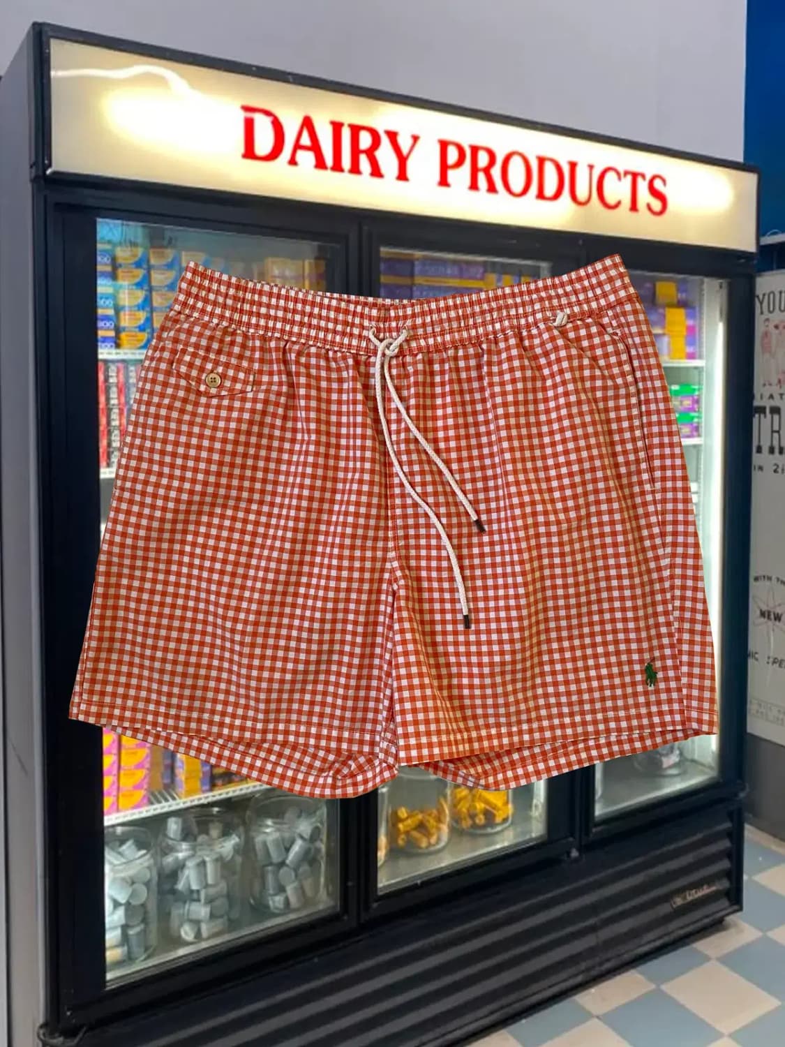 폴로 랄프로렌 체크 반바지 (FREE) / [AB1537] 상품이미지1