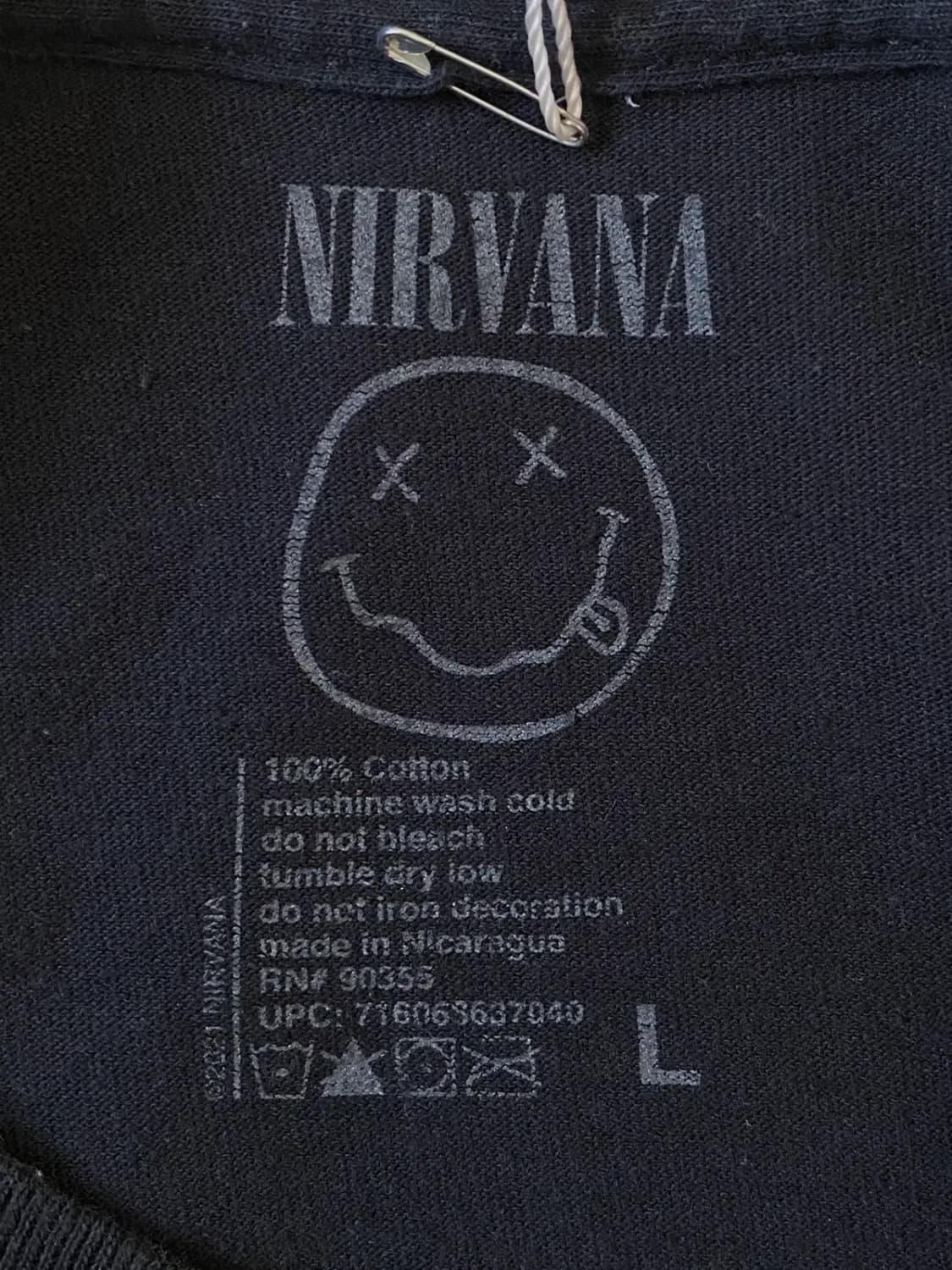 너바나 1/2 티셔츠 (Man XL) / [AB1543] 상품이미지5