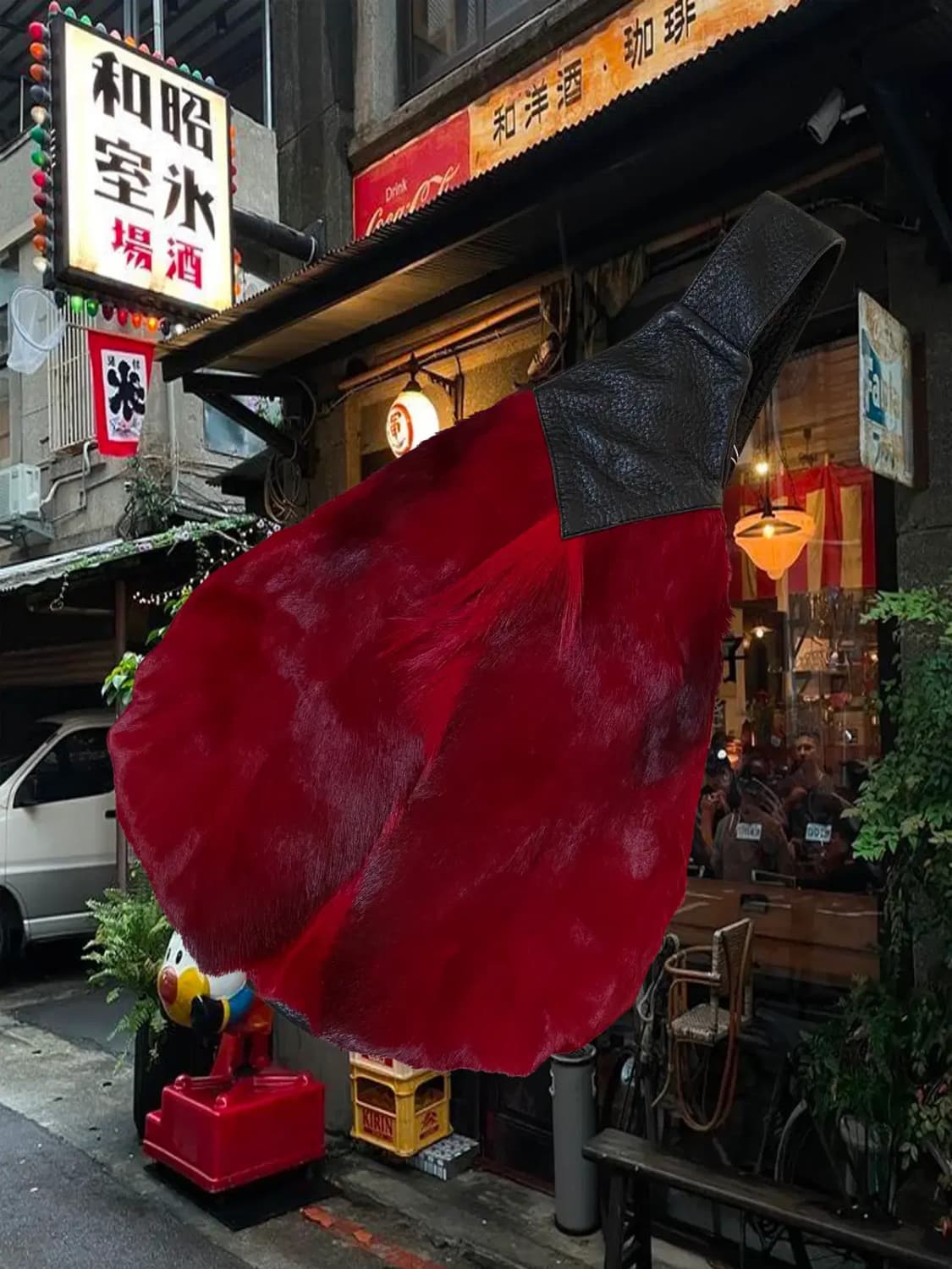 빈티지 퍼 크로스백 (FREE) / [AB1563] 상품이미지1