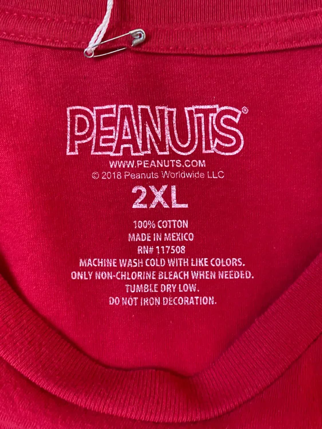 스누피 반팔 티셔츠 (Man 2XL) / [AB1579] 상품이미지5