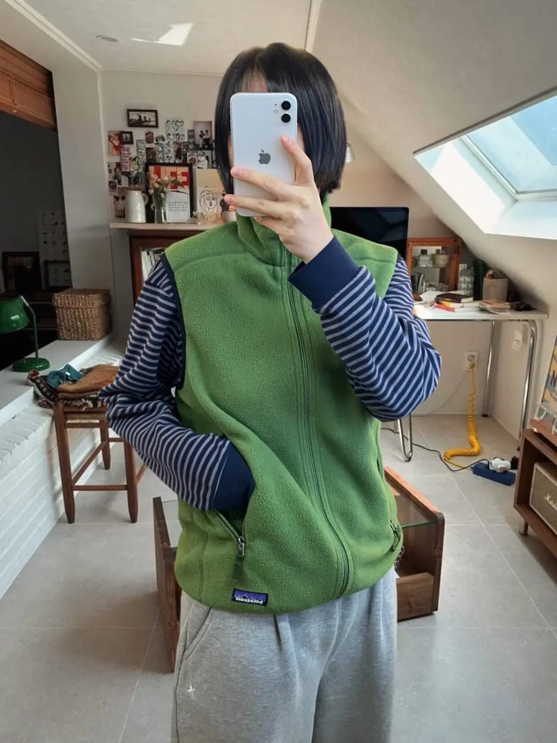 파타고니아 조끼 후리스 (Man S) / [AA1190] 상품이미지1