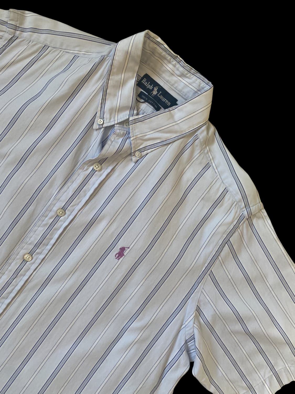 폴로랄프로렌 1/2 스트라이프 셔츠 (Man XL) / [AB1616] 상품이미지2