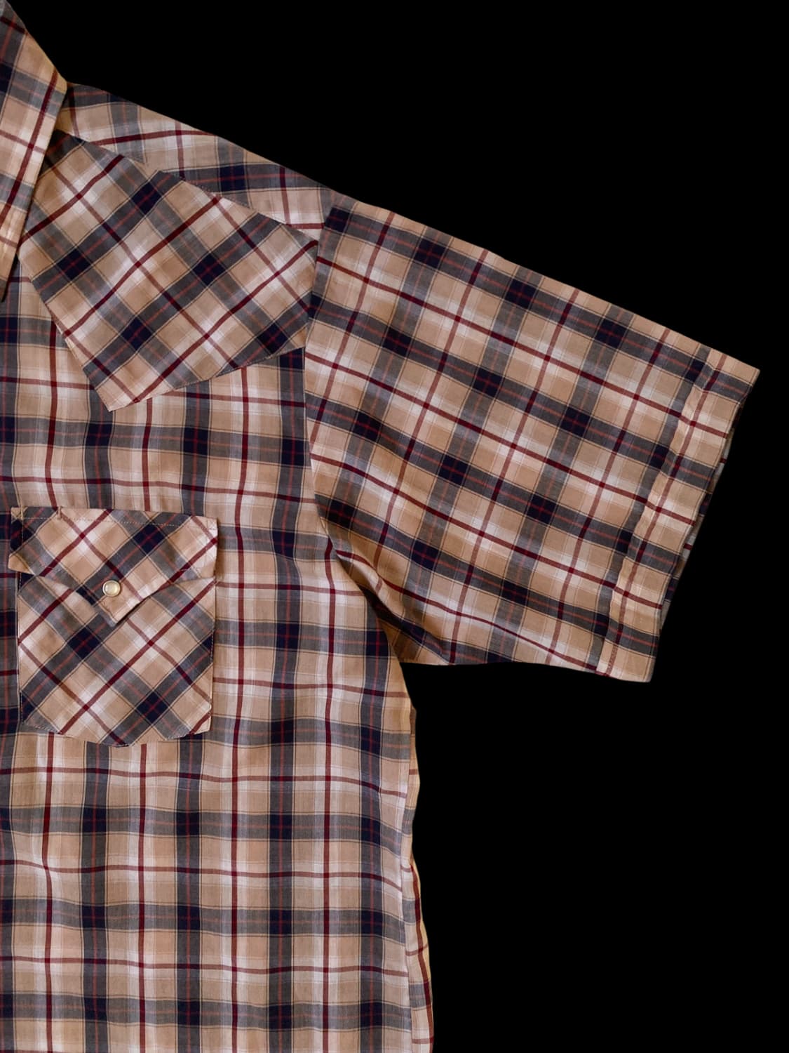 포켓 체크 1/2 셔츠 (Man XL) / [AB1621] 상품이미지3