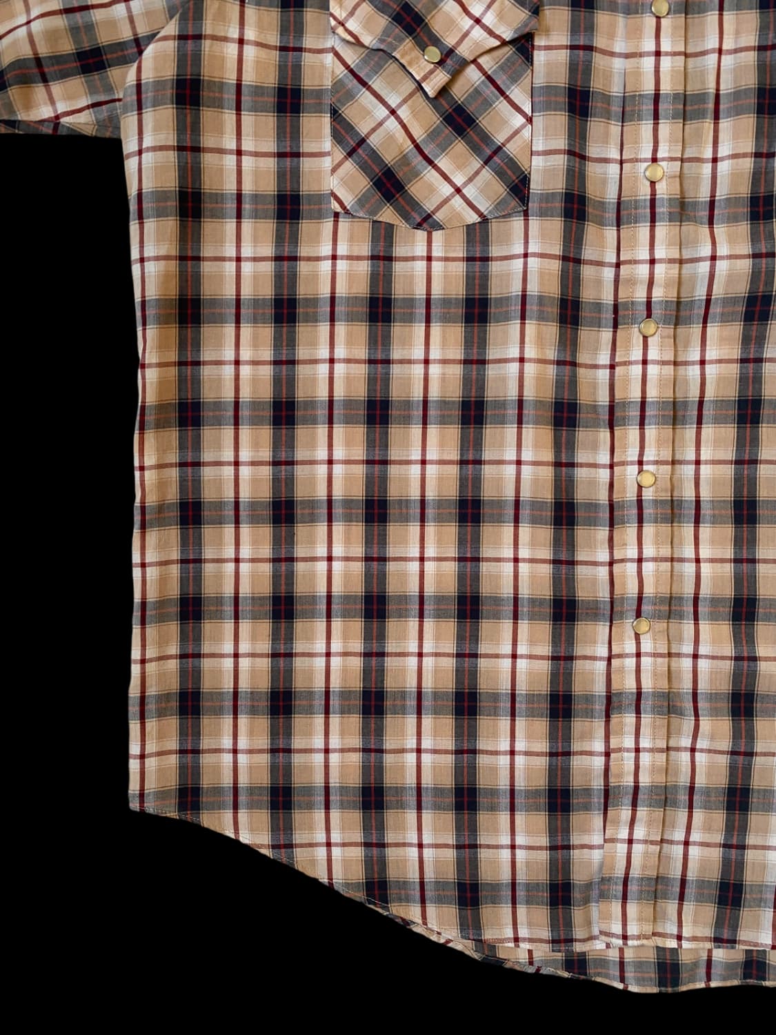 포켓 체크 1/2 셔츠 (Man XL) / [AB1621] 상품이미지4