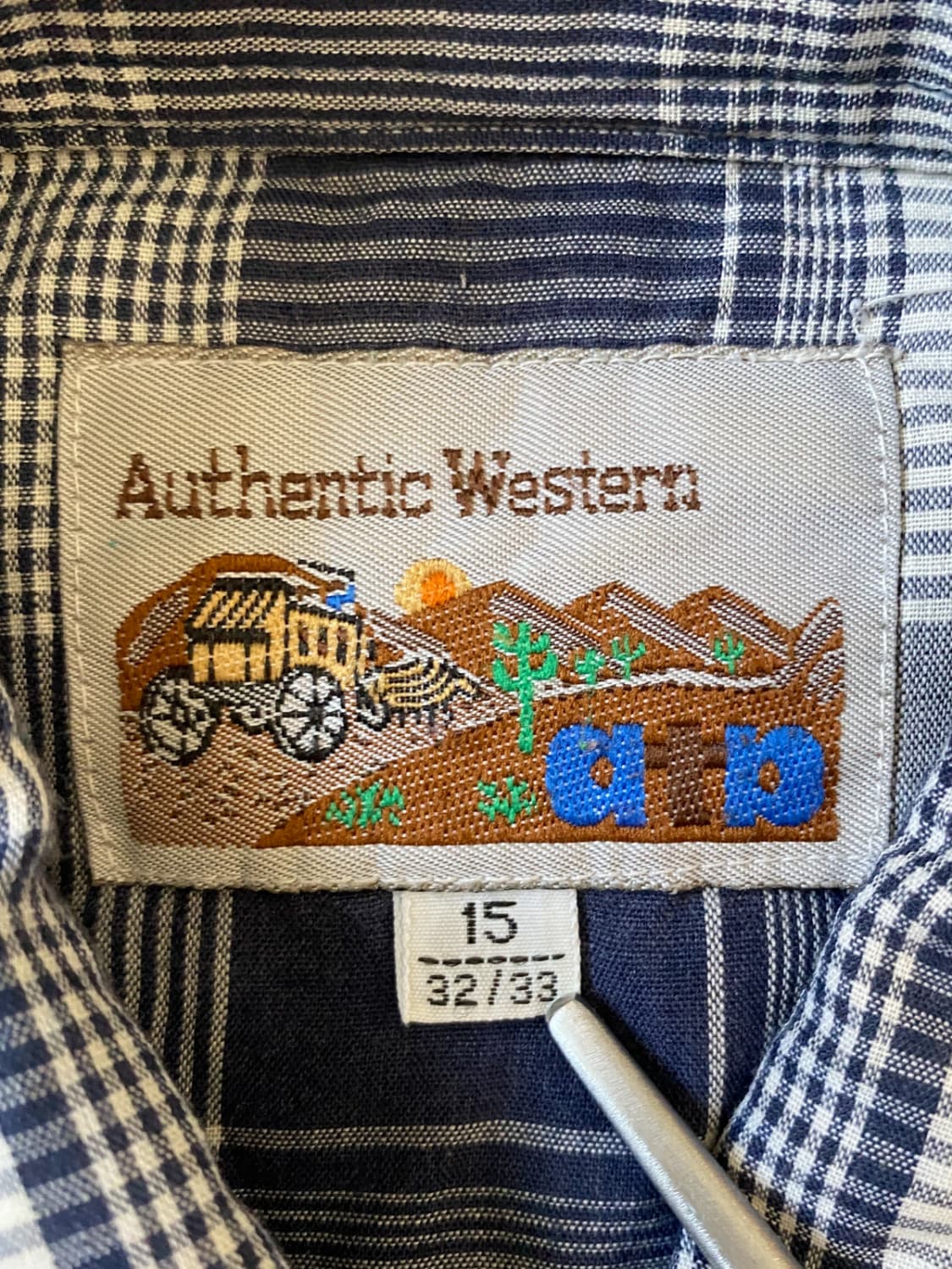 웨스턴 체크 셔츠 (Man M) / [AB1623] 상품이미지4