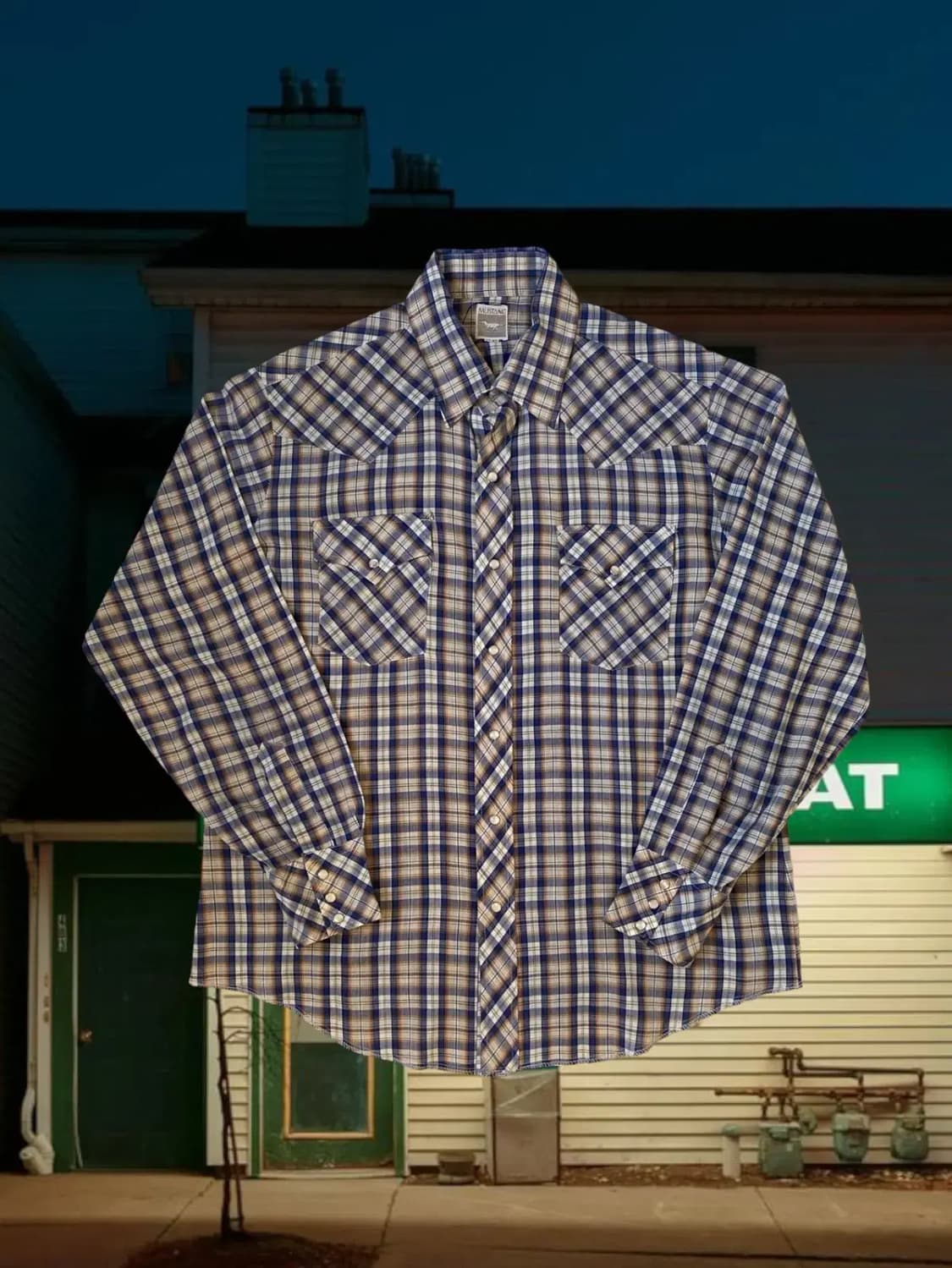 체크 포켓 셔츠 (Man XL) / [AB1627] 상품이미지1