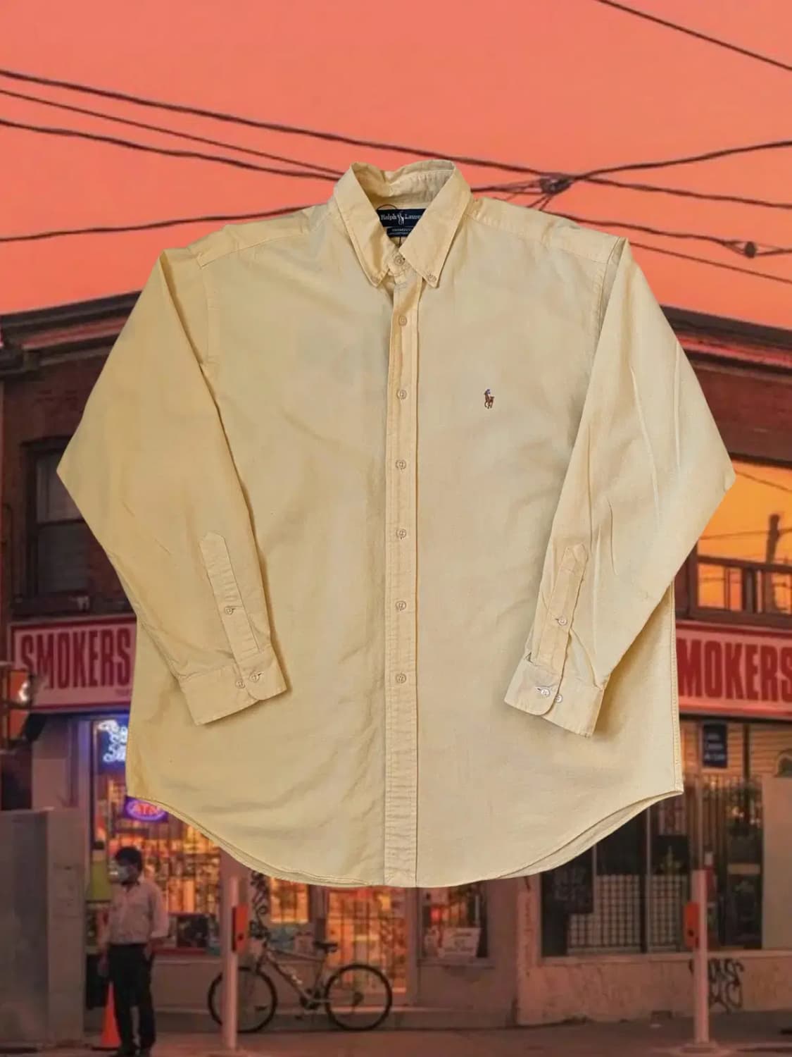 폴로 랄프로렌 솔리드 셔츠 (Man XL) / [AB1632] 상품이미지1