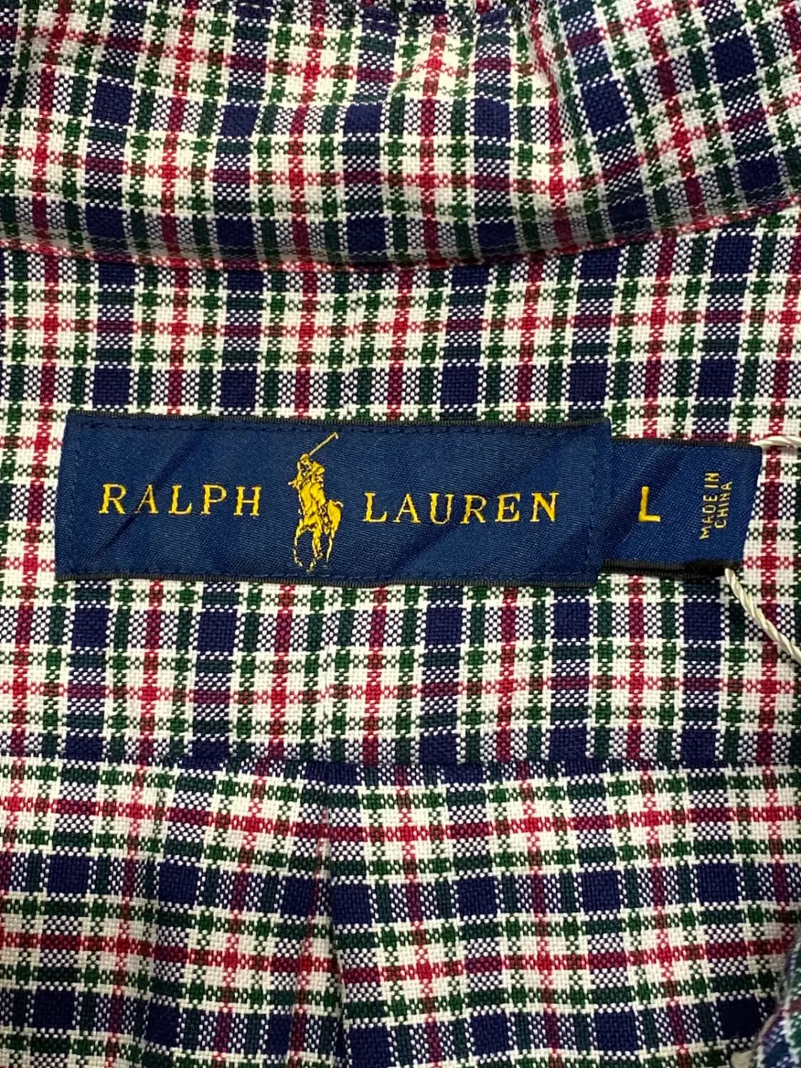 폴로랄프로렌 체크 셔츠 (Man XL) / [AA1231] 상품이미지4