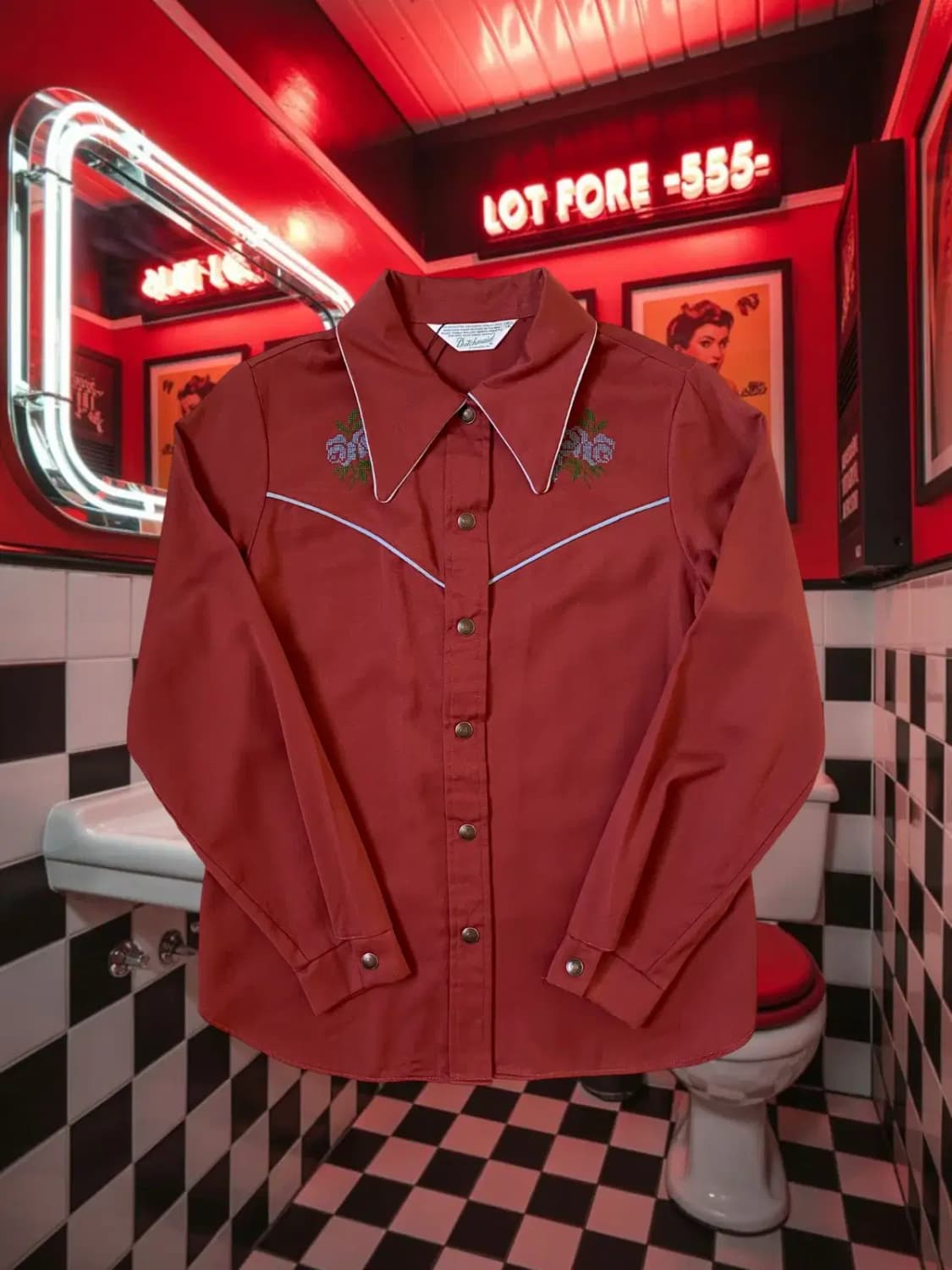 웨스턴 셔츠 (Woman L) / [AB1687] 상품이미지1