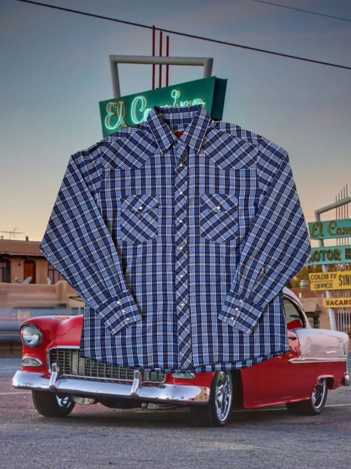 러슬러 체크 셔츠 (Man XL) / [AB1682] 상품이미지1