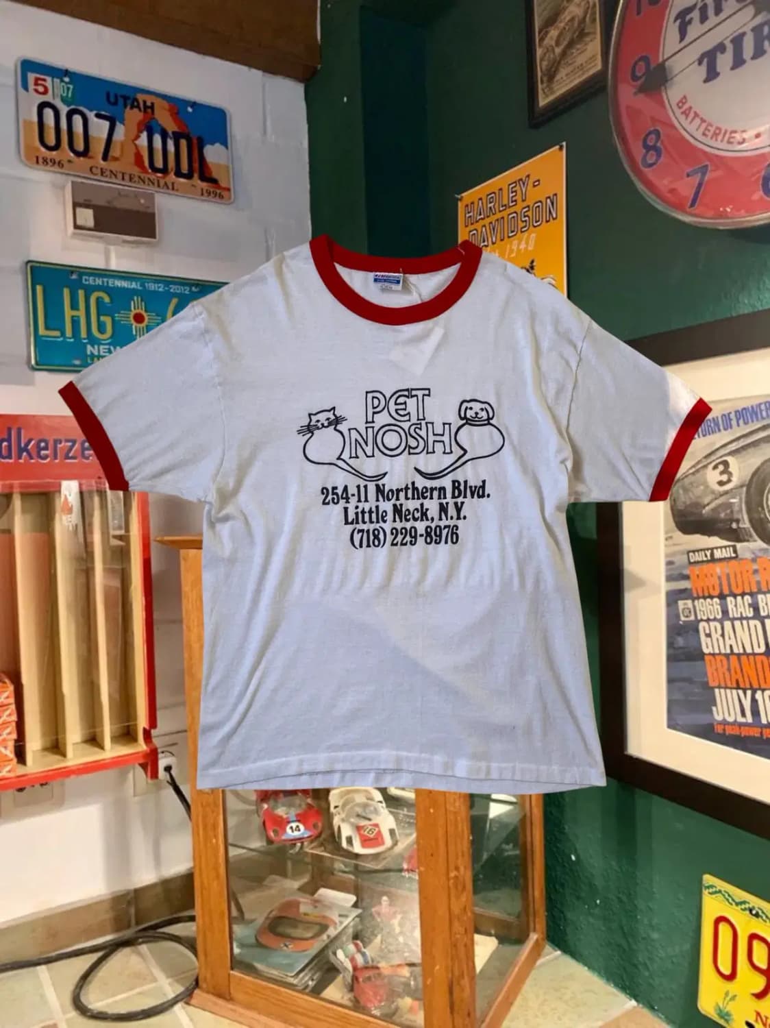 헤인즈 링거 반팔 티셔츠 (Man XL) / [AB1681] 상품이미지1