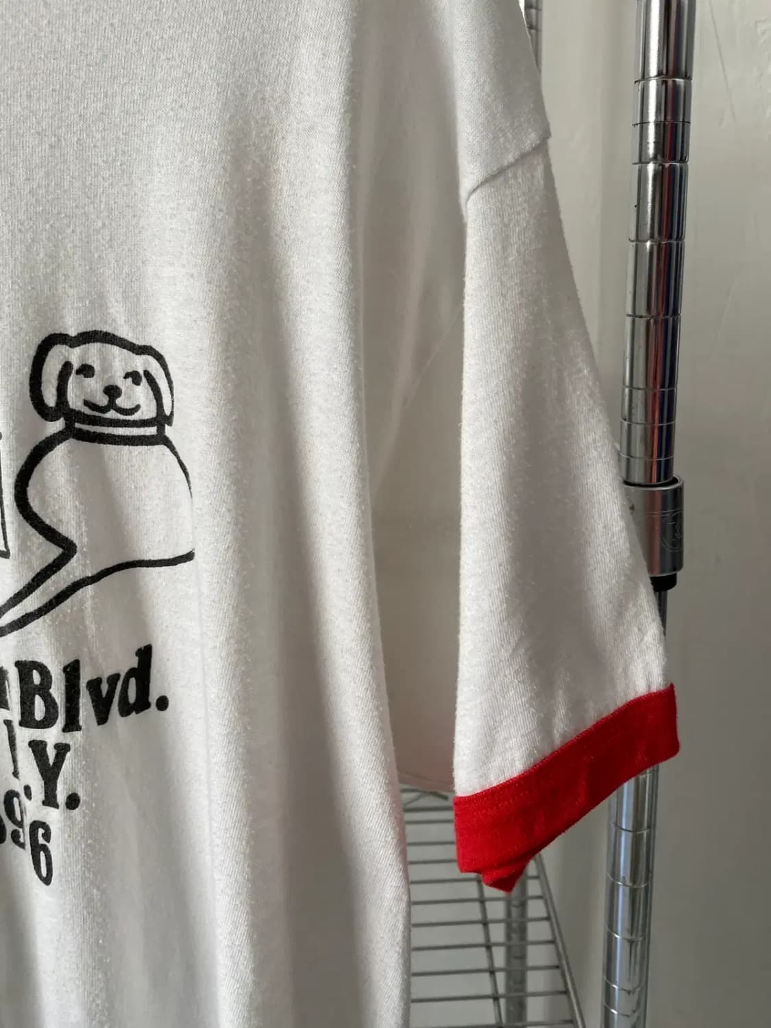 헤인즈 링거 반팔 티셔츠 (Man XL) / [AB1681] 상품이미지3