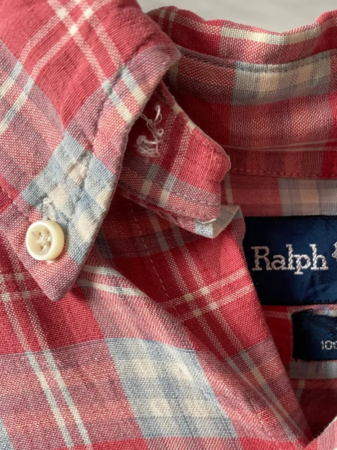 폴로 랄프로렌 1/2 체크 셔츠 (Man 3XL) / [AB1688] 상품이미지6
