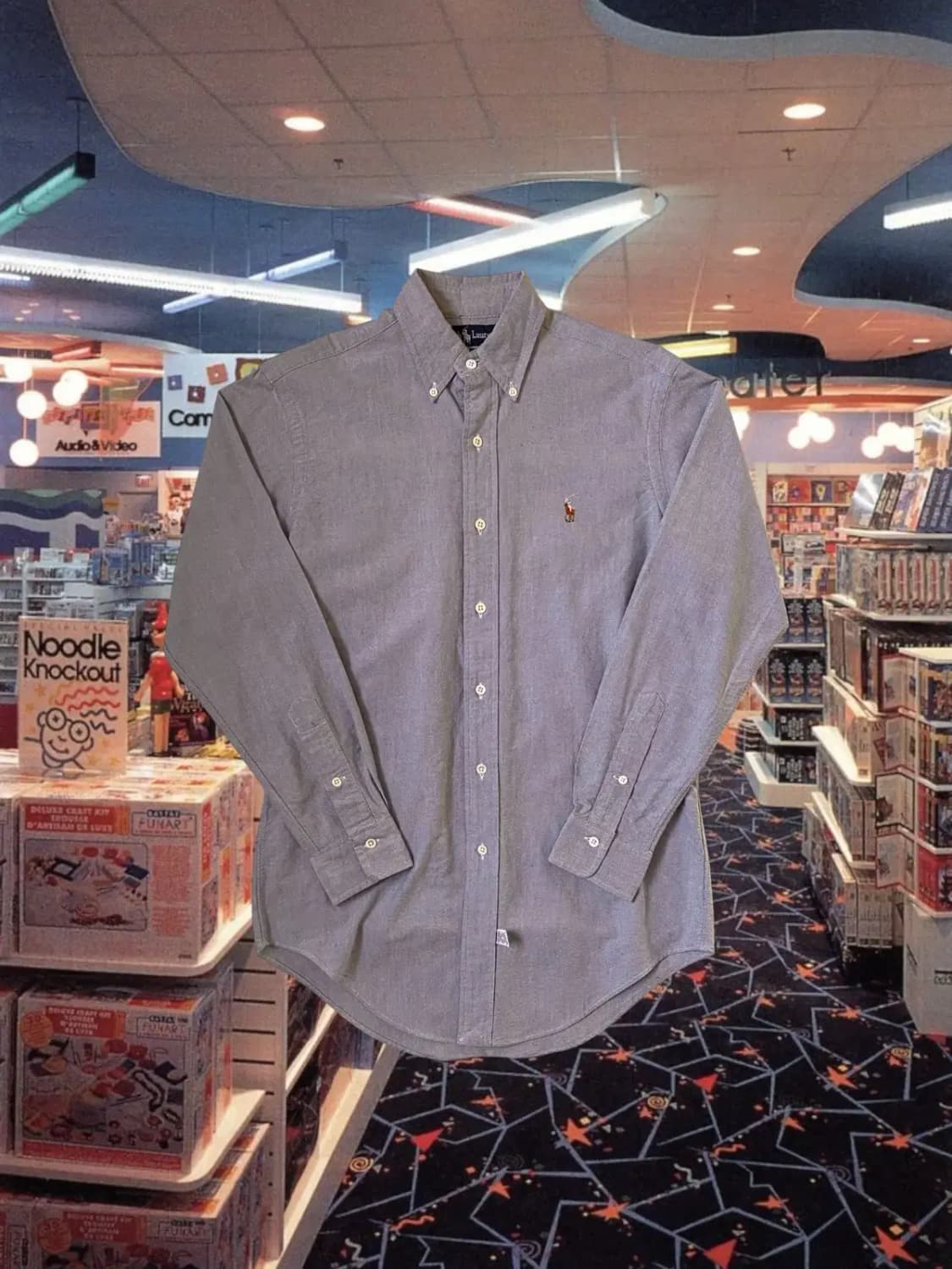 폴로 랄프로렌 솔리드 셔츠 (Woman L) / [AB1702] 상품이미지1