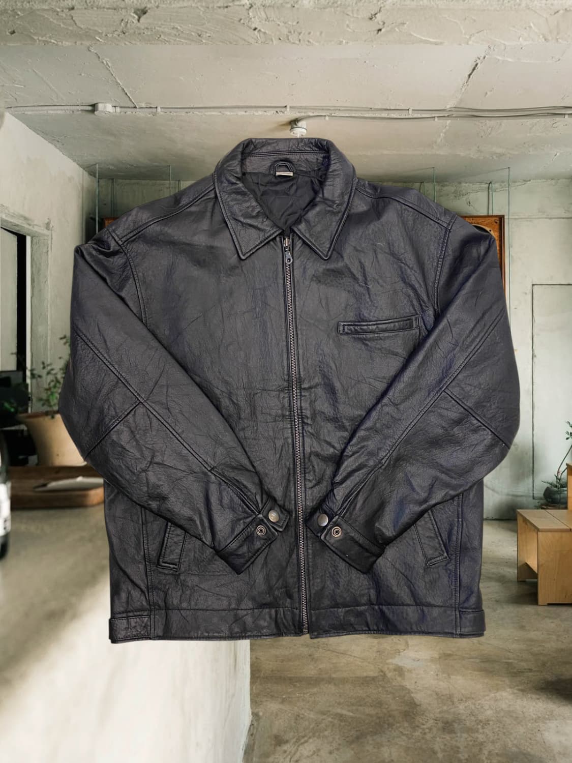 빈티지 레더 자켓 (Man L) / [AB1717] 상품이미지1