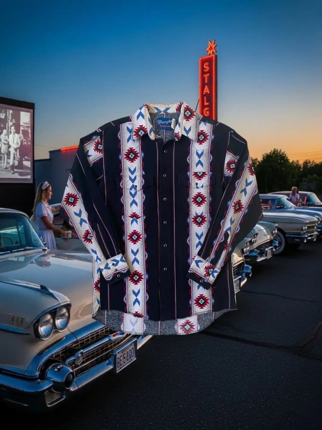 랭글러 웨스턴 셔츠 (Man L) / [AB1722] 상품이미지1