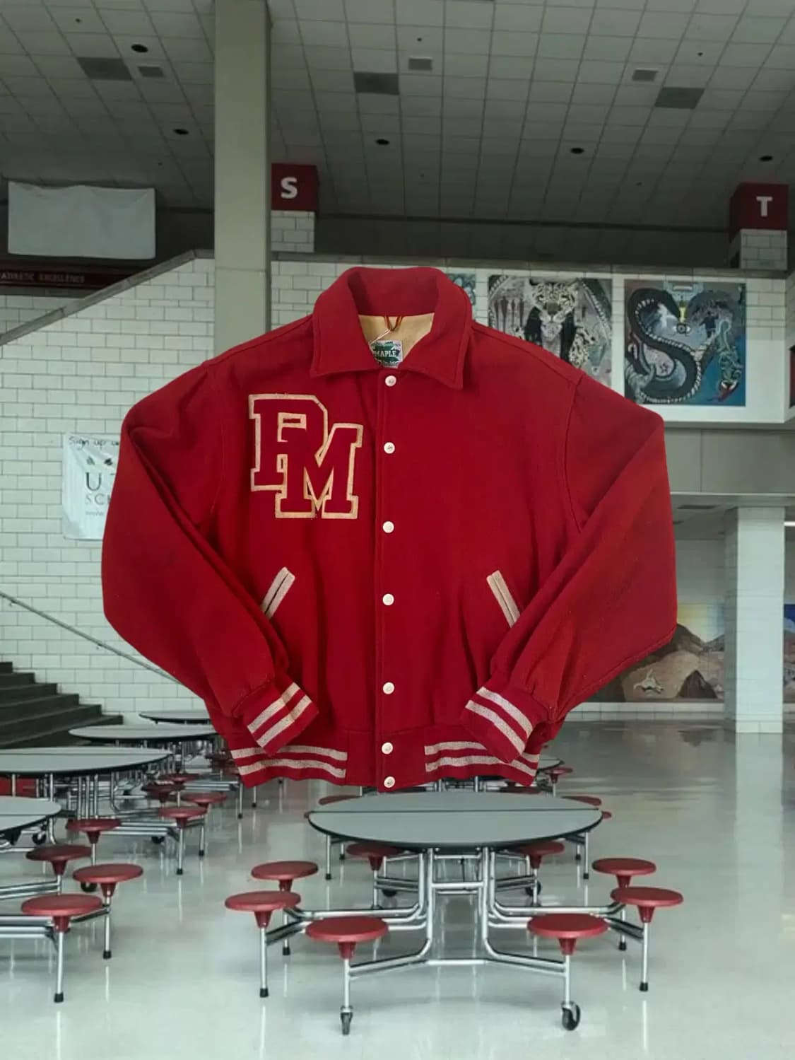 빈티지 바시티 자켓 (Man L) / [AB1731] 상품이미지1