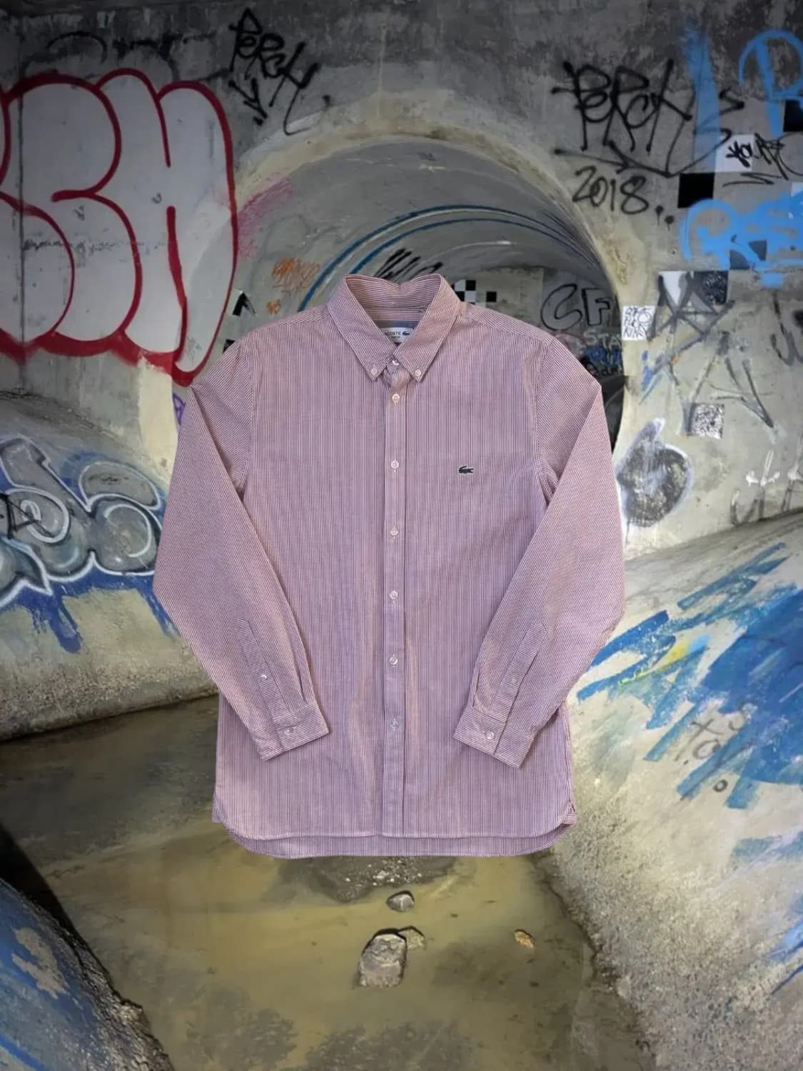 라코스테 스트라이프 셔츠 (Man S) / [AB1736] 상품이미지1