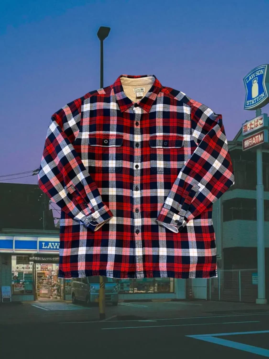 엘엘빈 패딩 셔츠 (Man XL) / [AA1287] 상품이미지1