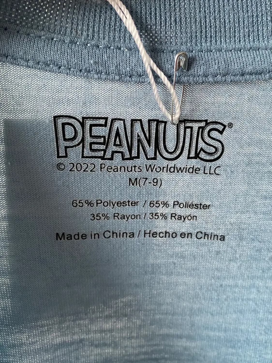 피너츠 스누피 반팔 티셔츠 (Woman M) / [AB1746] 상품이미지4