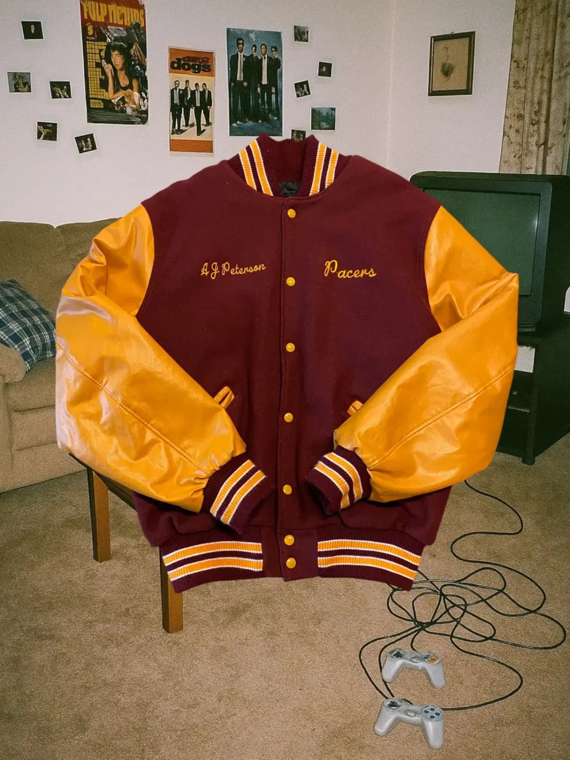 빈티지 울 베이스볼 자켓 (Man XL) / [AA1306] 상품이미지1