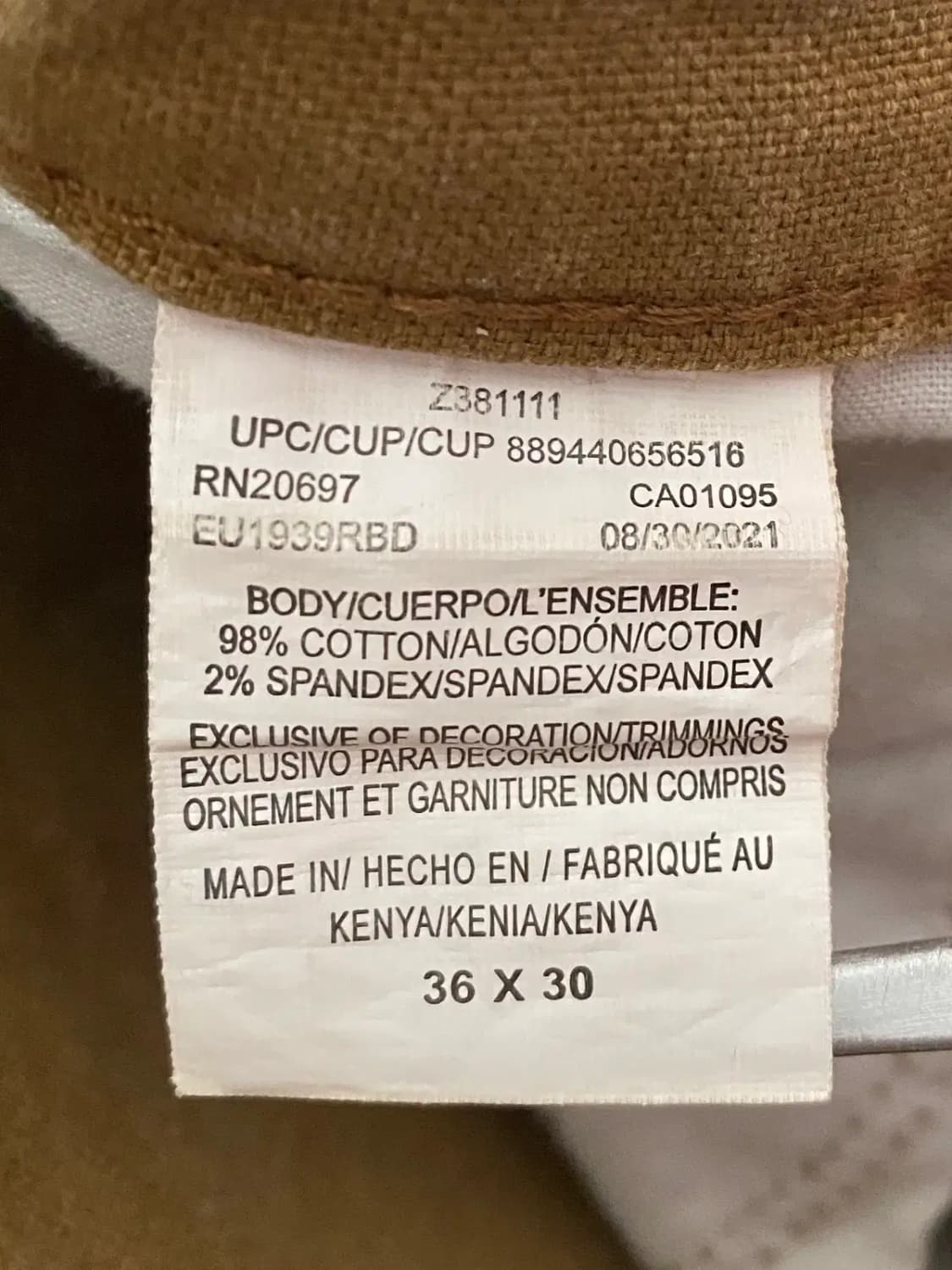 디키즈 카팬터 팬츠 (36) / [AB1768] 상품이미지4