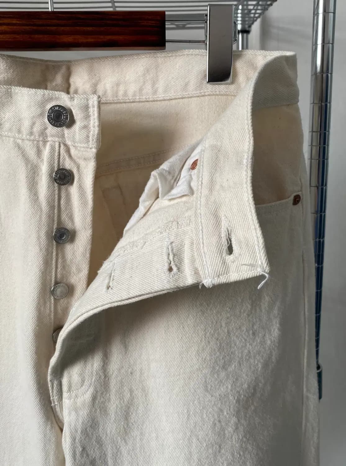 리바이스 501 아이보리 (34) / [AB1805] 상품이미지3