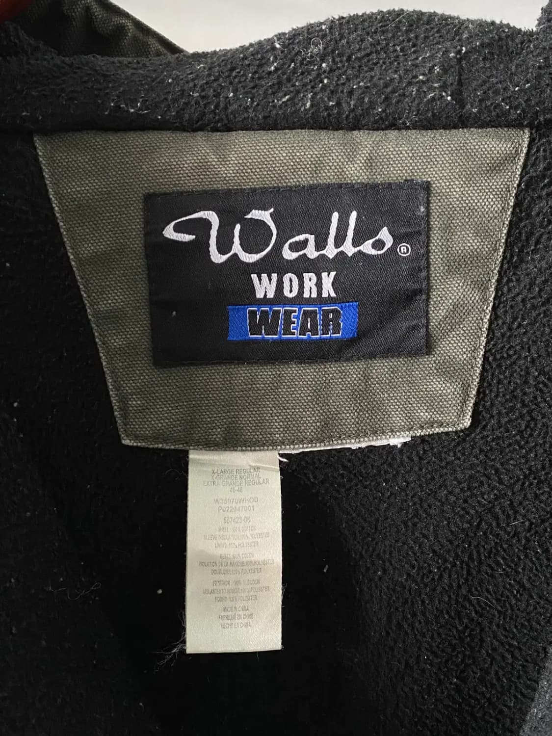 왈로 워크 웨어 후디드 워크자켓 (Man 3XL) / [AB1809] 상품이미지4