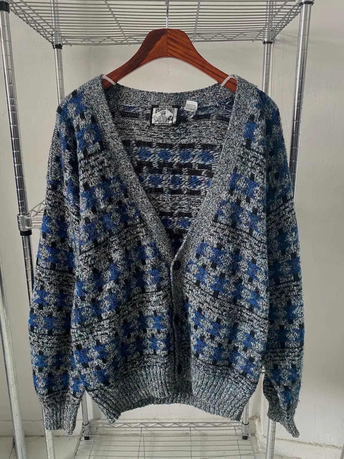 소스탄자 패턴 니트 가디건 (Man XL) / [AB1827] 상품이미지2