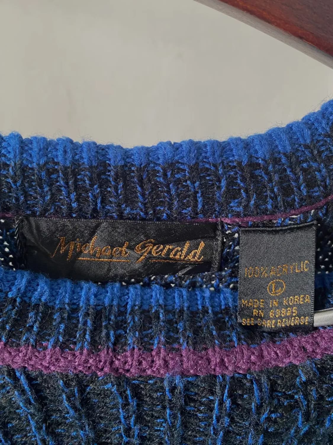 마이클 제럴드 크루넥 니트 (Man M) / [AB1826] 상품이미지4